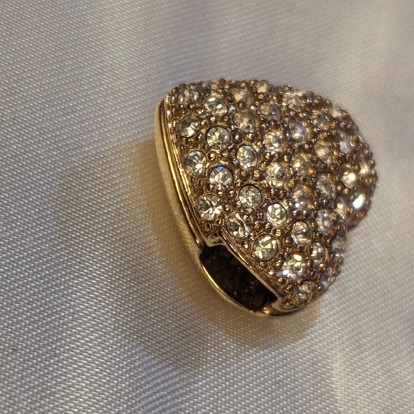 Swarovski Crystal gold heart pendant - Picture 4 of 9